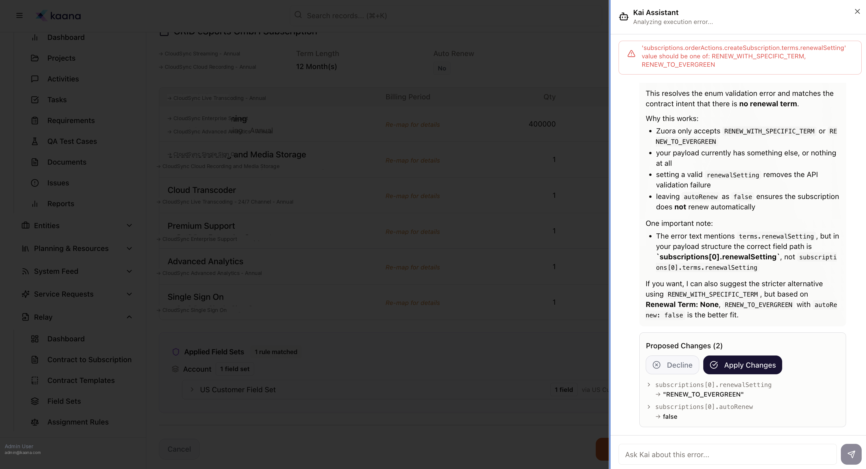 Intelligent Error Resolution with KAI