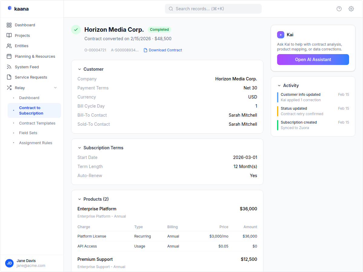 Cross-system automation